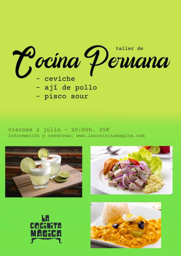 modelo cartel cocina peruana